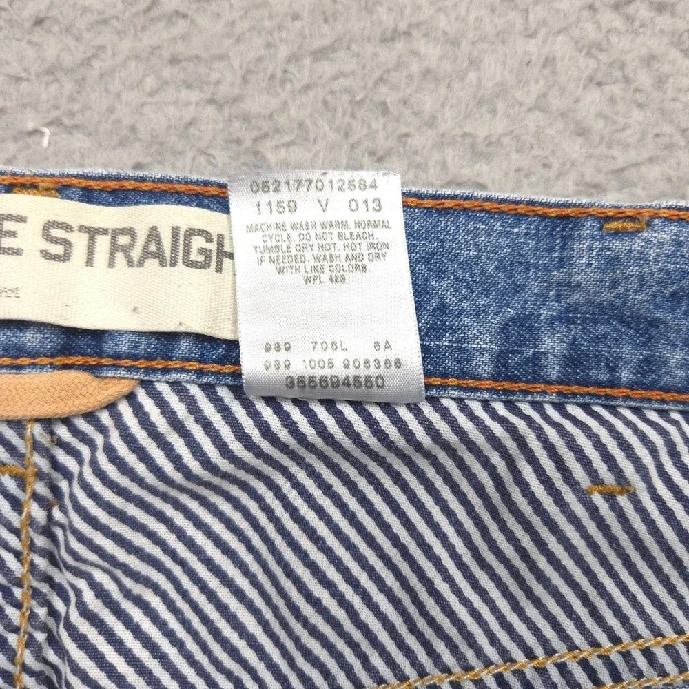Levi's 569 Y2K Denim Shorts Mens W38 Loose Straight Blue Jean Jorts 2005
